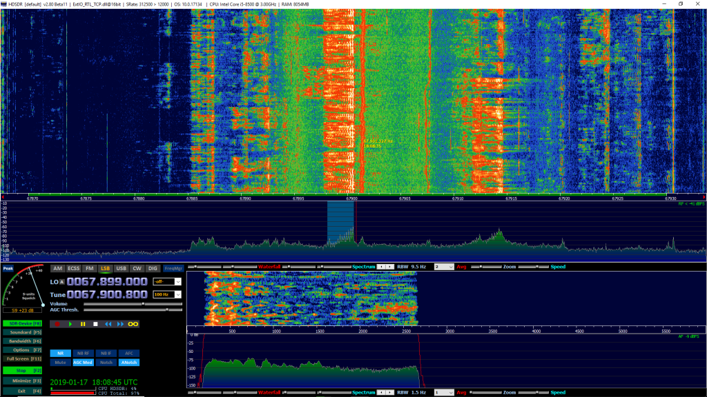 IFace + RTLSDR + HDSDR